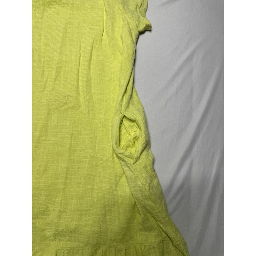 Anthropologie Selah High-Low Maxi Yellow‎ Dress Women's Size 1X Bohemian